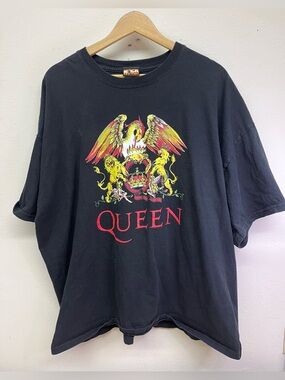Queen Vintage Classic Rock Dragon and Lion Logo Shirt Size 3XL